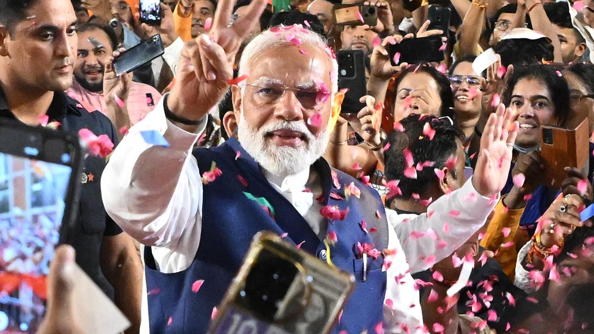 MODI BJP VICTORY LOK SABHA ELECTION DELHI 2024_04_06_13