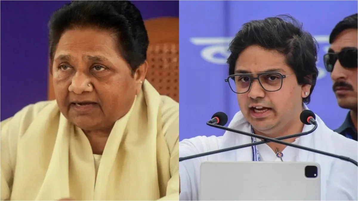 मायावती का बड़ा फैसला, आकाश आनंद को सभी पदों से हटाया