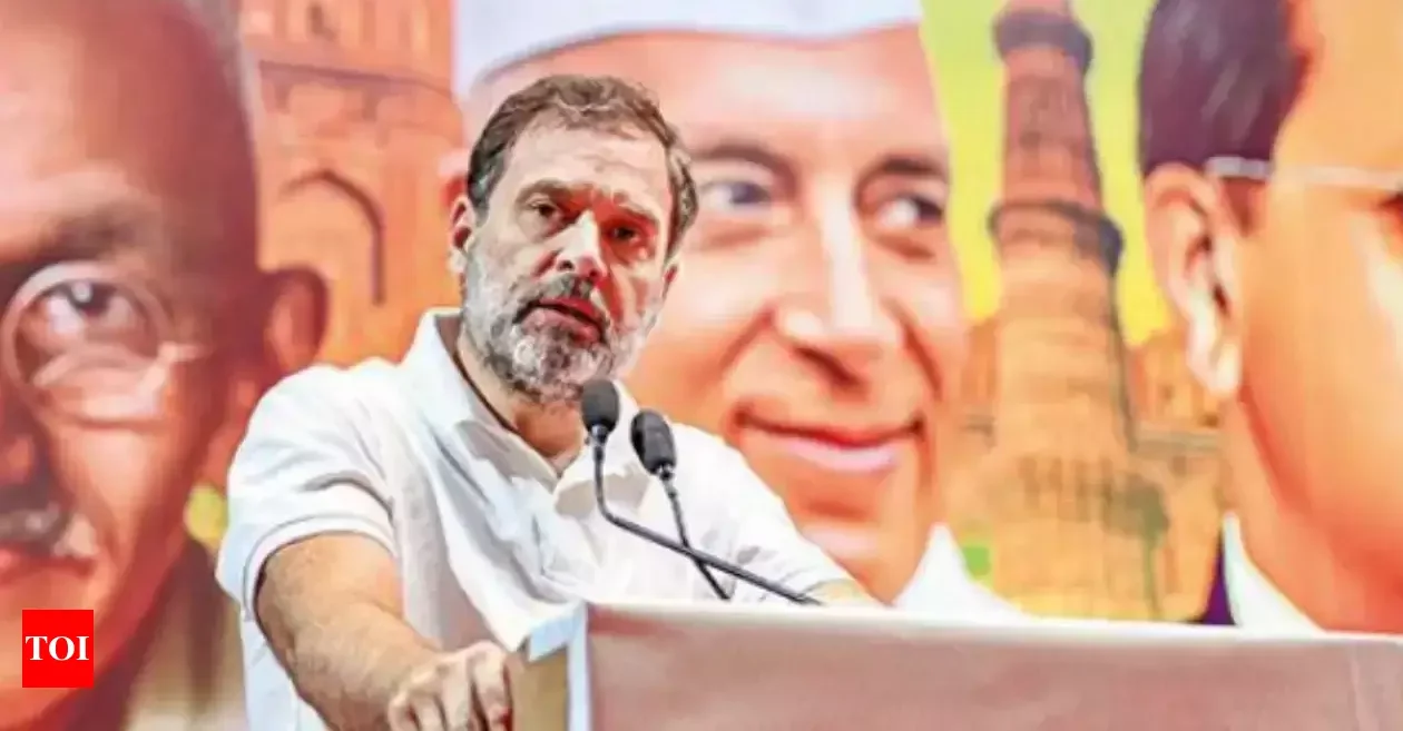 कांग्रेस अधिवेशन: राहुल गांधी ने उठाया जाति जनगणना का मुद्दा, दावा किया कि देश में आर्थिक तूफान आने वाला है।