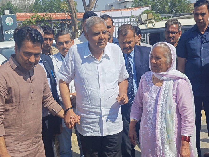 former-vp-jagdeep-dhankhar-in-churu -said-scared-of-beard-people