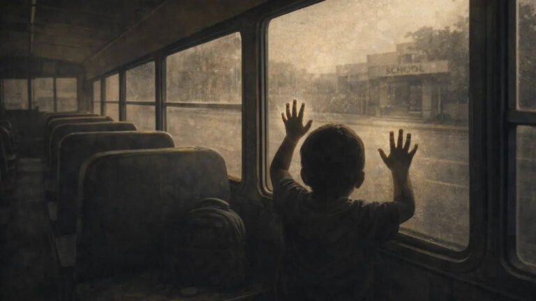 noida-father-finds-his-child-amity-international-school-bus-negligence-ukg-student-abandoned