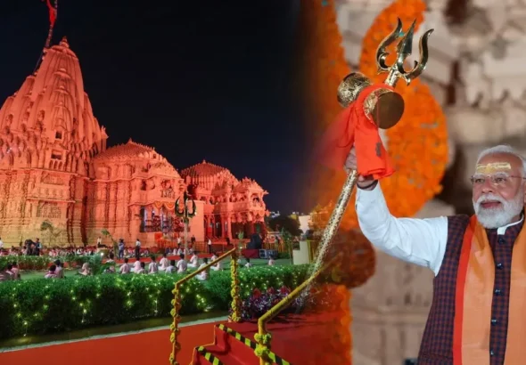 somnath - mandir -Narendra Modi is the Prime Minister of India
