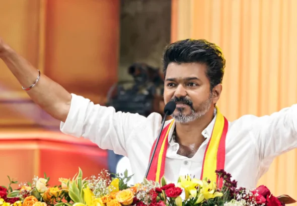 vijay-family-legacy-to-politics-know-the-journey-of-tvk-victiry -tamilnadu