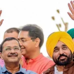 bhagwant-mann-with-arvind-kejriwal-women -punjab