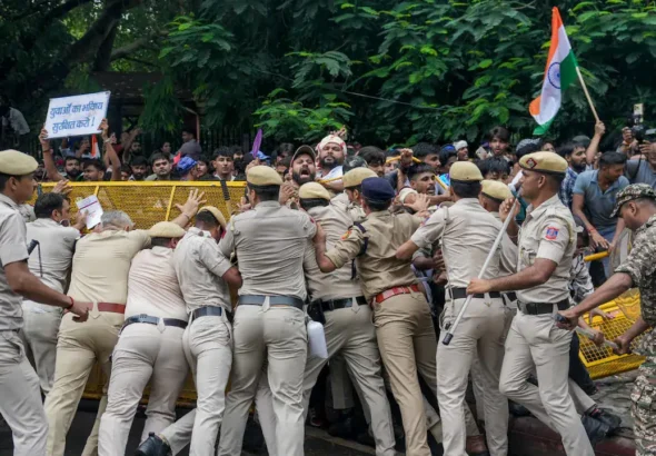 pradhan-parliament-march two