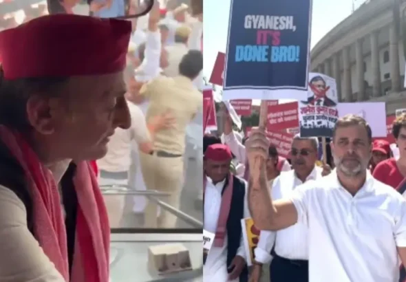 india-bloc-protest-march-update-rahul-gandhi-priyanka-akhilesh-detain